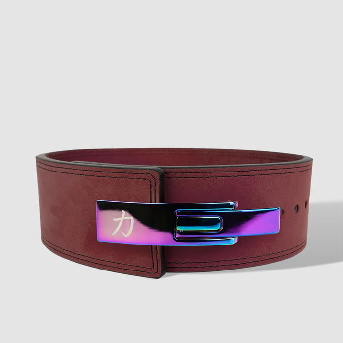 10mm Lever Belt - Wine Red - IPF Approved