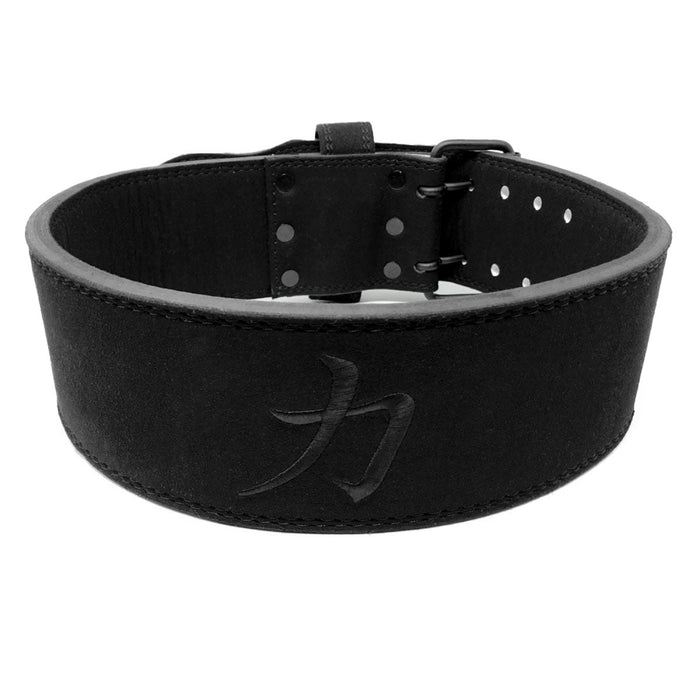 10mm Double Prong Buckle All Black belt - IPF Approved