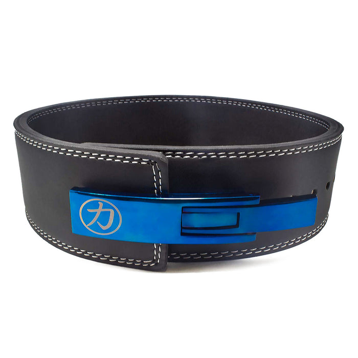 13mm Lever Belt - Embossed Logo Black - IPF Approved