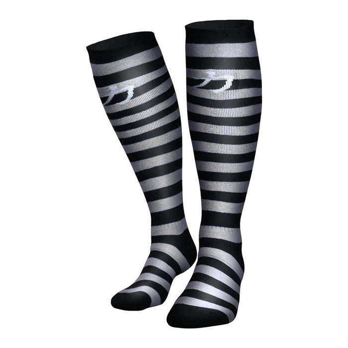 Grey/Black Deadlift/Weightlifting Socks