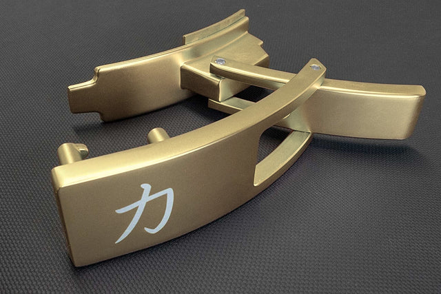 Zinc Alloy Lever Buckle - Gold w/lifetime warranty