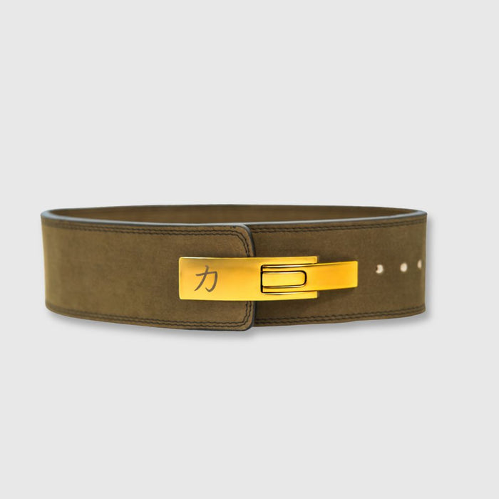13mm Lever Belt - Khaki Green - IPF Approved