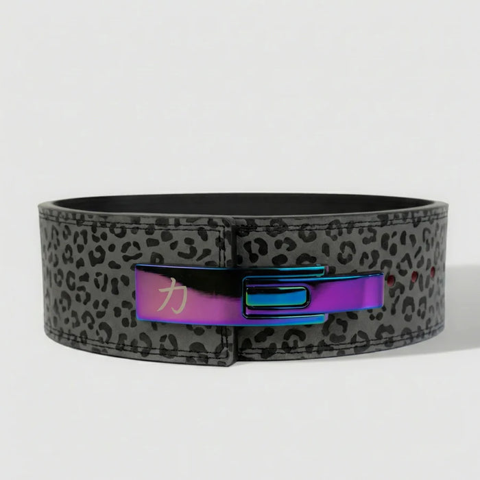 10mm Lever Belt - Dark Leopard - IPF Approved