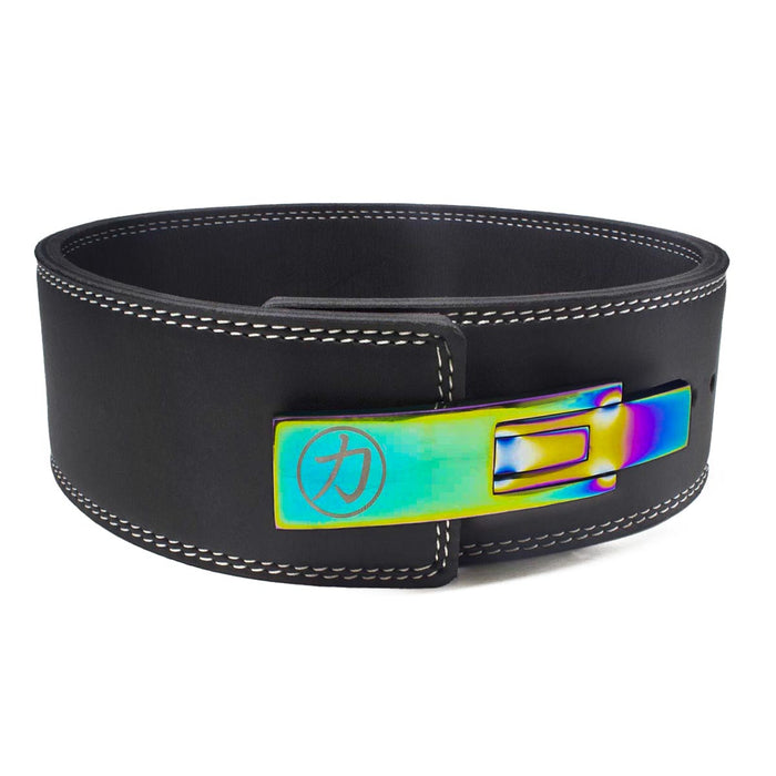 13mm Lever Belt - Embossed Logo Black - IPF Approved