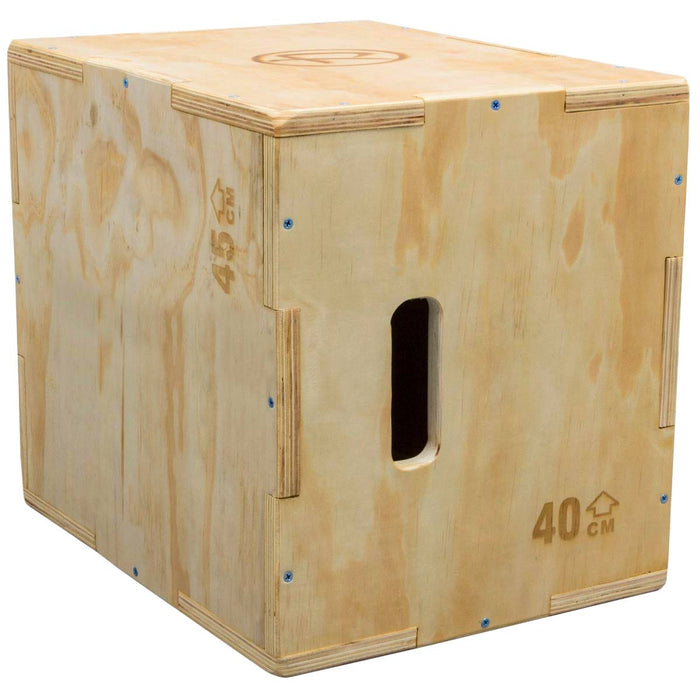 Wooden Plyo Box - 45cm x 40cm x 35cm