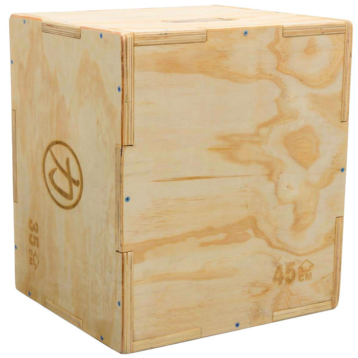 Wooden Plyo Box - 45cm x 40cm x 35cm