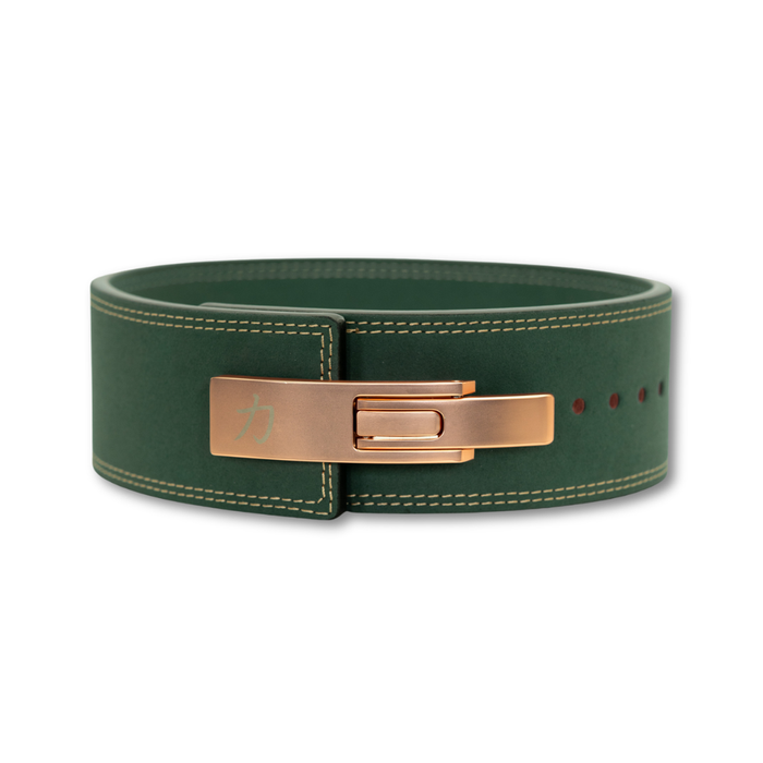 10mm Lever Belt - Vintage Green - IPF Approved