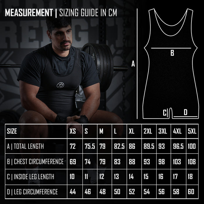 Black Singlet, Unisex - IPF Approved