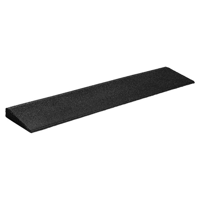 Tapered Rubber Gym Mat Edge - 43mm (1000mm x 200mm)