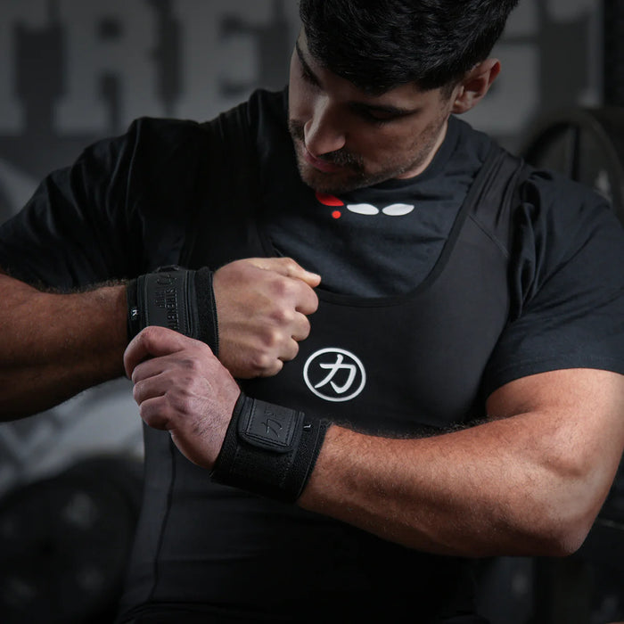 Pro Wrist Wraps - Stealth Black - IPF Approved