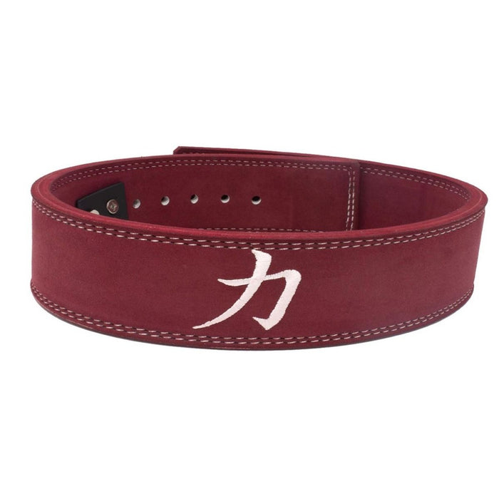 10mm Lever Belt 3" Wide - Maroon - IPF Approved