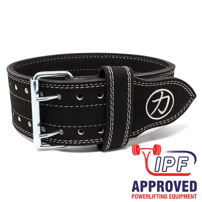 10mm Double Prong Buckle Belt - With Front Circle Logo - IPF Approved