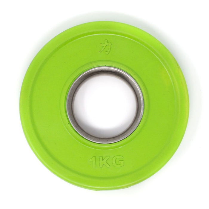 Rubber Coated Plates - Coloured 0.5kg -2.5kg