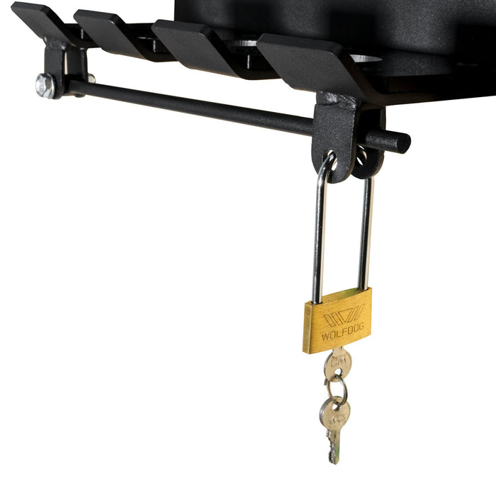 Wall Mounted 3 bar holder - Lockable