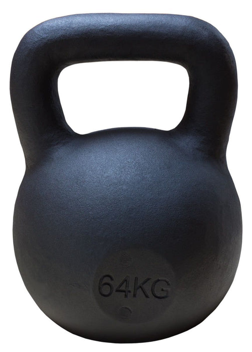 Black Powder Coated Kettlebells 4kg - 64kg