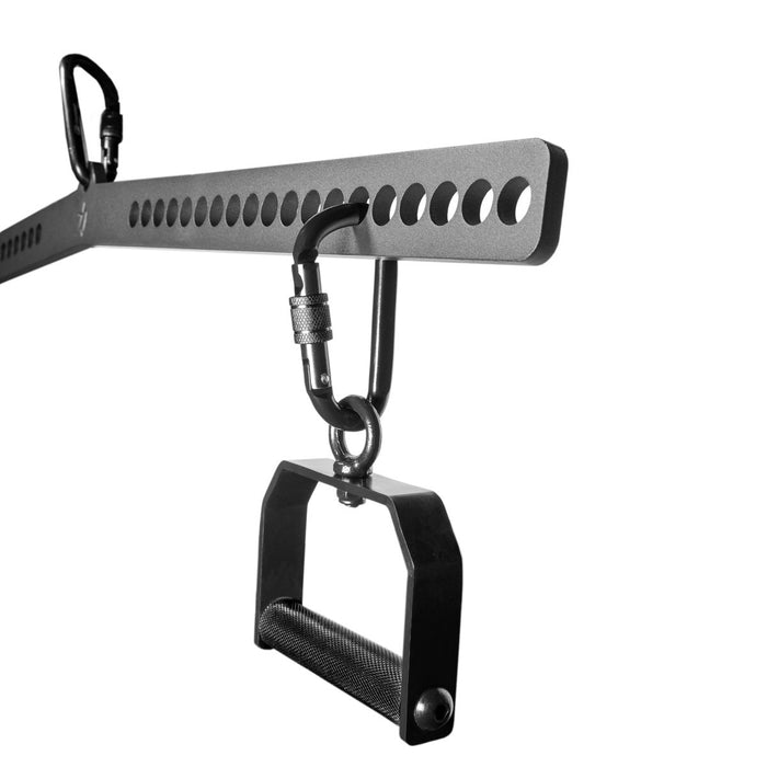 Adjustable Lat Pull Down Bar with Heavy Duty Carabiner