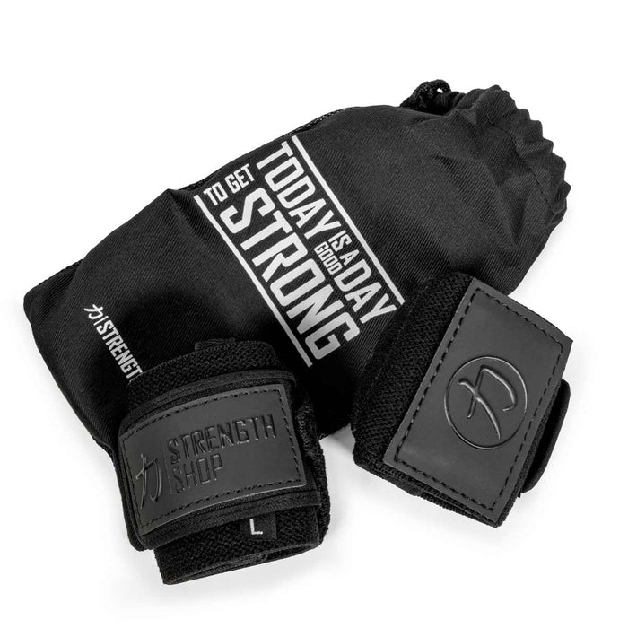 Pro Wrist Wraps - Stealth Black - IPF Approved