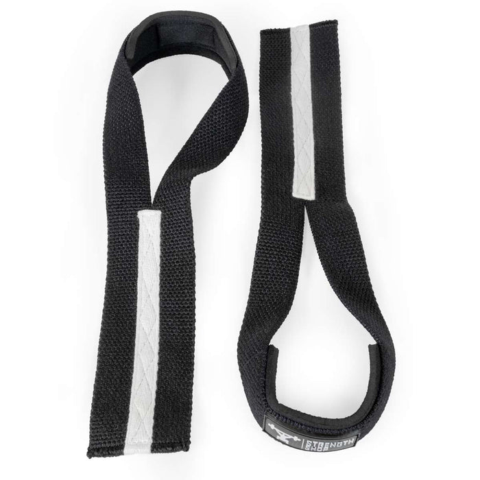 Anchor Weightlifting Straps - Black & White