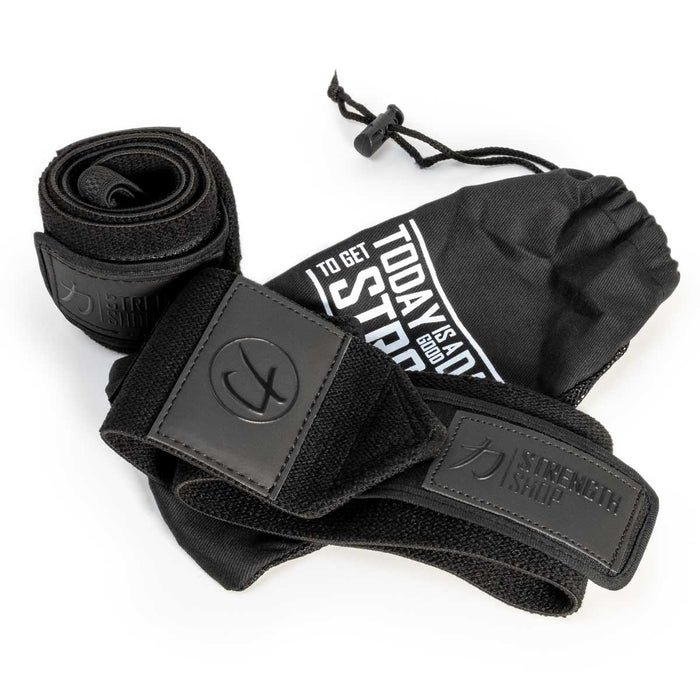 Pro Wrist Wraps - Stealth Black - IPF Approved