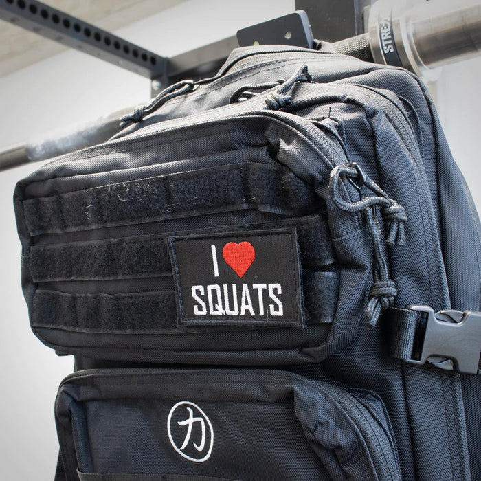 Backpack Patch - I Love Squats