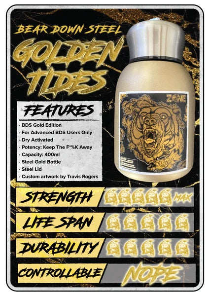 Z☠️NE Bear Down Steel Golden Tides - Athletic Salts