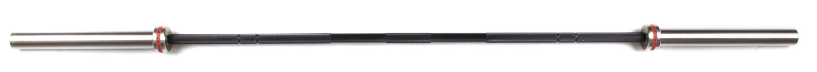 Bastard Bar - with centre knurling and black chrome shaft