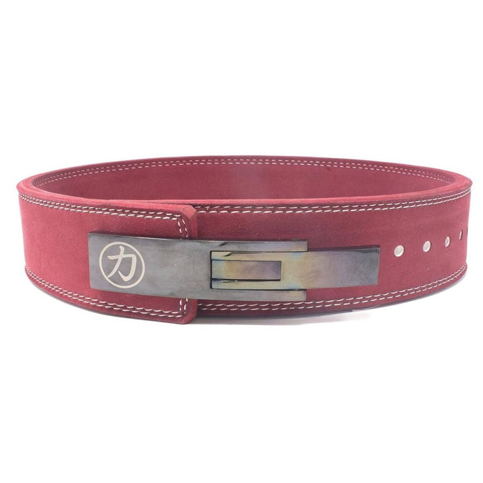 10mm Lever Belt 3" Wide - Maroon - IPF Approved