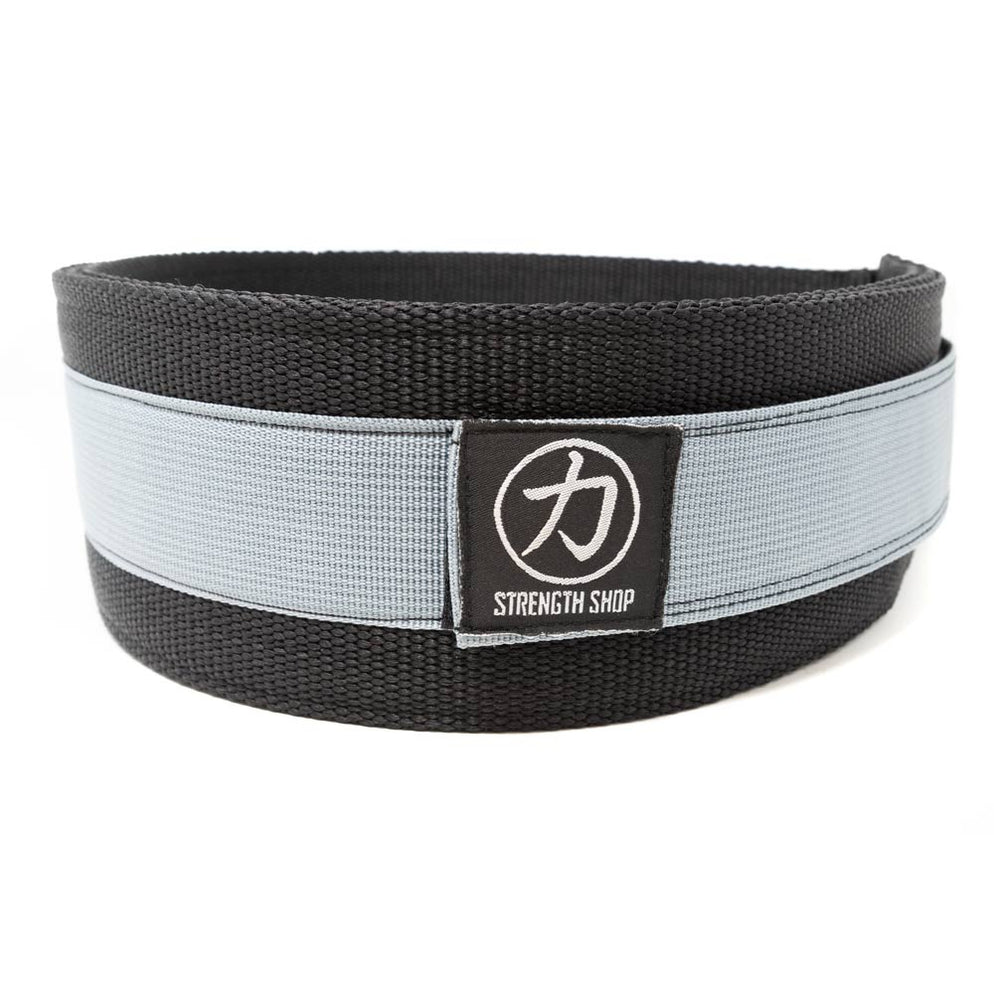 Strength Shop Grey/Black Deadlift Belt/Back Support