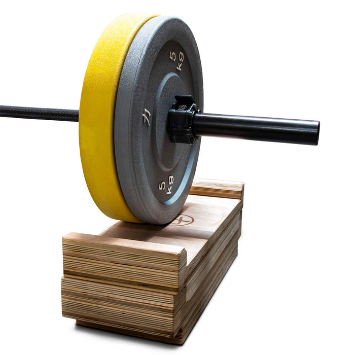 Premium Wooden Deadlift Blocks (Stackable)