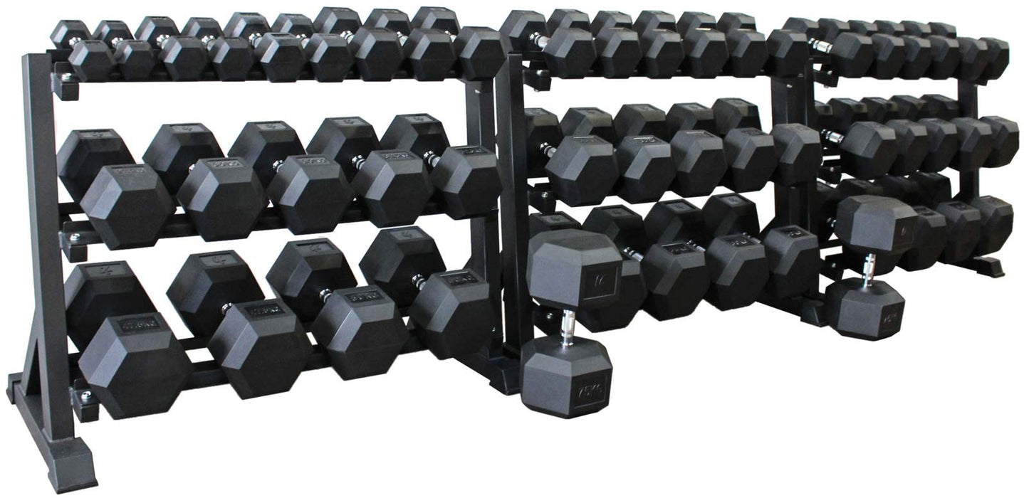 Hex Dumbbells 1kg - 75kg