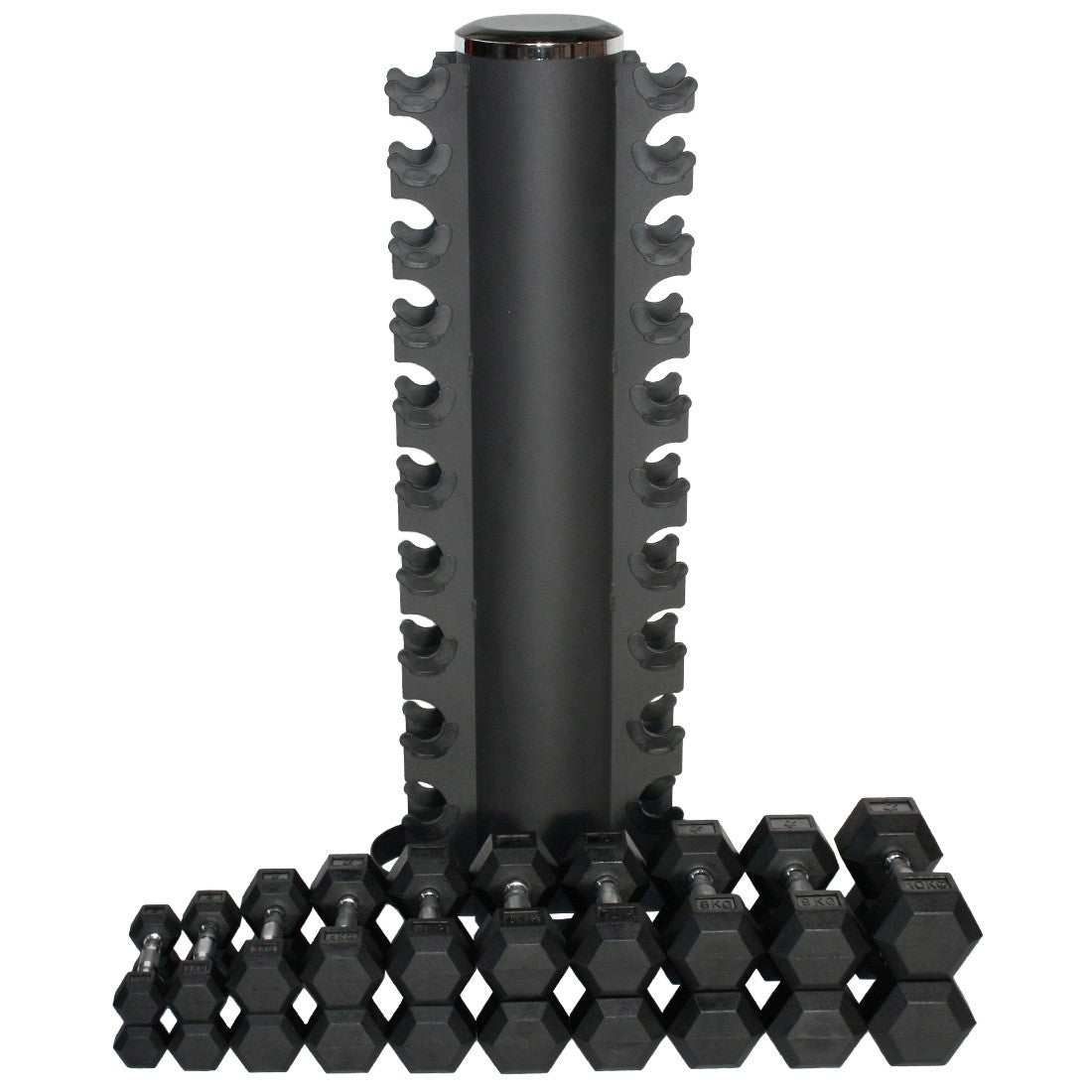 Hex Dumbbell Tower Rack