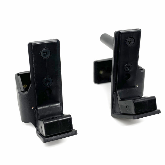 Rubber Coated J-Hooks (Pair) - 60mm