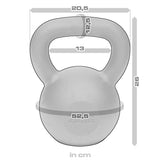 Black Powder Coated Kettlebells 4kg - 64kg