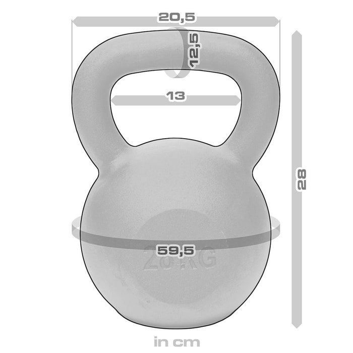 Black Powder Coated Kettlebells 4kg - 64kg