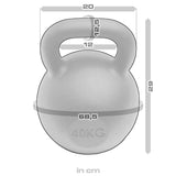 Black Powder Coated Kettlebells 4kg - 64kg