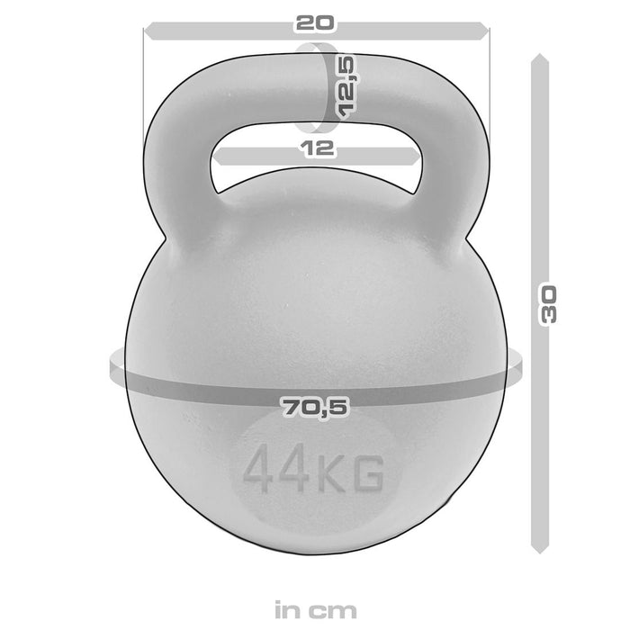 Black Powder Coated Kettlebells 4kg - 64kg