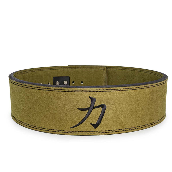 10mm Lever Belt - Khaki Green - IPF Approved