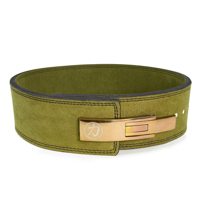 10mm Lever Belt - Khaki Green - IPF Approved