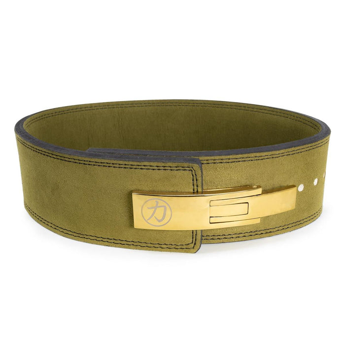 10mm Lever Belt - Khaki Green - IPF Approved