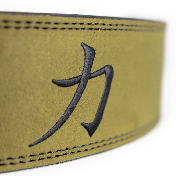 10mm Lever Belt - Khaki Green - IPF Approved