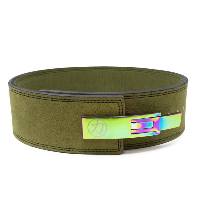 10mm Lever Belt - Khaki Green - IPF Approved