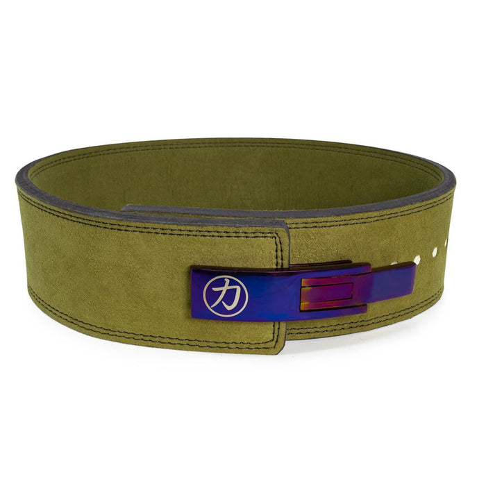 10mm Lever Belt - Khaki Green - IPF Approved