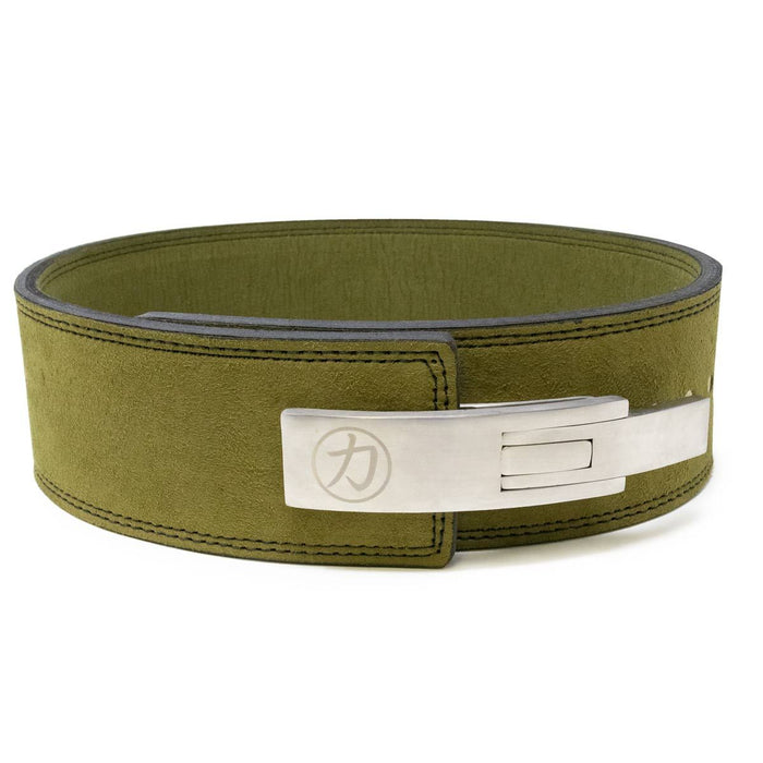 10mm Lever Belt - Khaki Green - IPF Approved