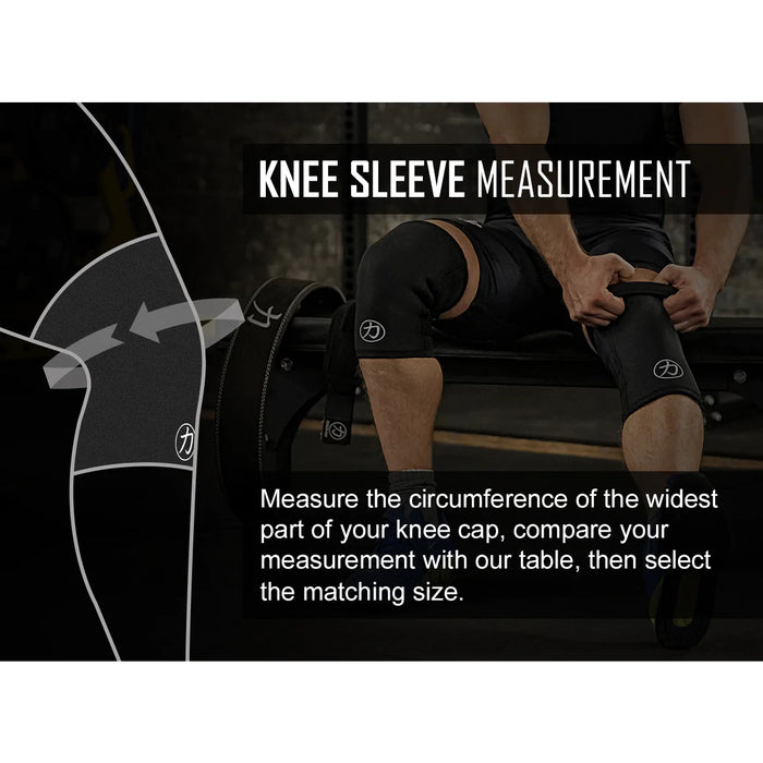 7mm Inferno Neoprene Knee Sleeves - Blue-Grey - IPF Approved (Pair)