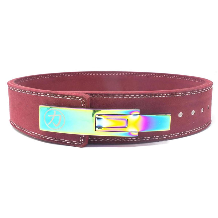 10mm Lever Belt 3" Wide - Maroon - IPF Approved