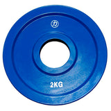 Olympic Extra Thin Competition Style Steel Plates 0.5kg - 2.5kg - Coloured