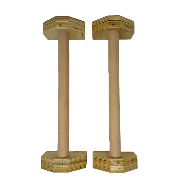 Wooden Parallettes With 37mm Grip (Pair)