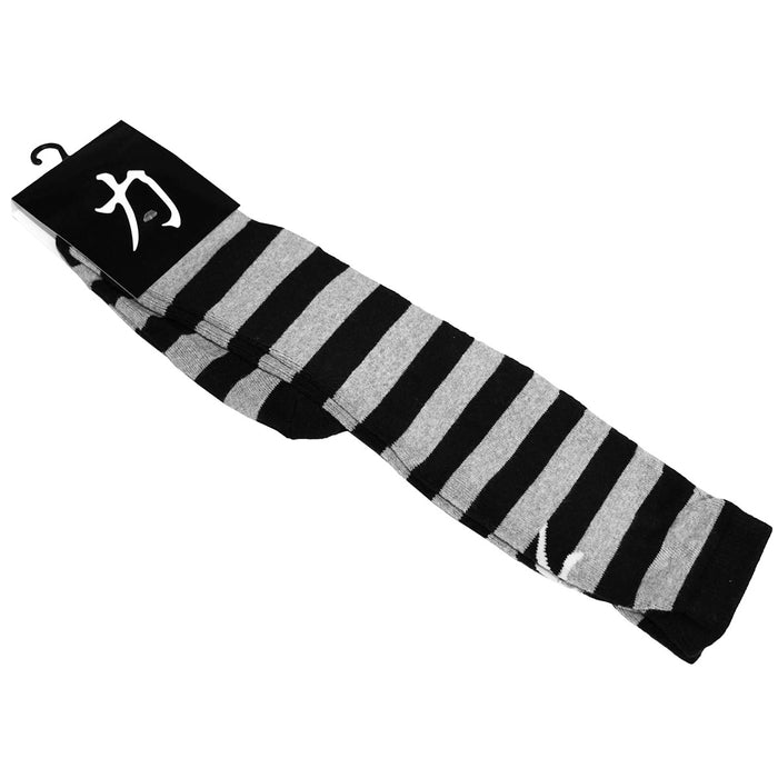 Grey/Black Deadlift/Weightlifting Socks