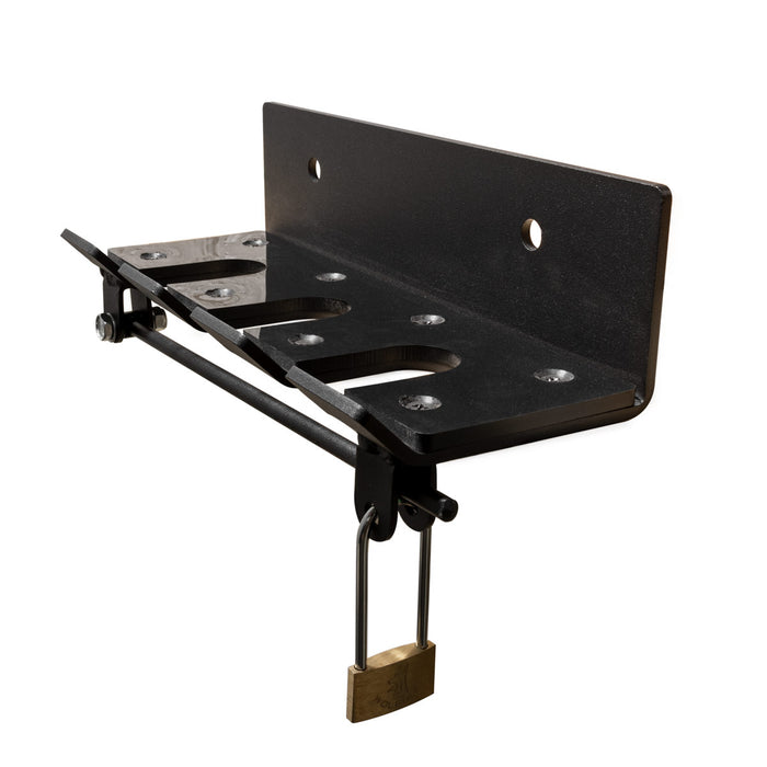 Wall Mounted 3 bar holder - Lockable