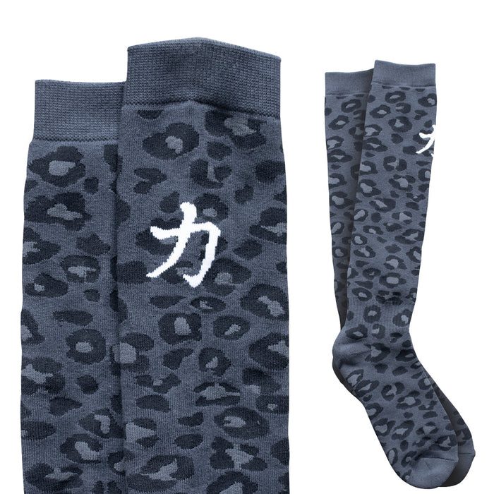 Dark Leopard Deadlift/Weightlifting Socks